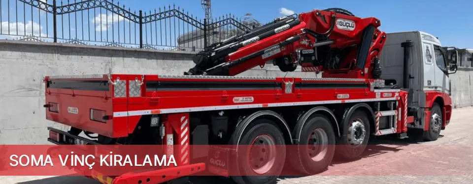 Soma İlçemi Vinç Kiralama